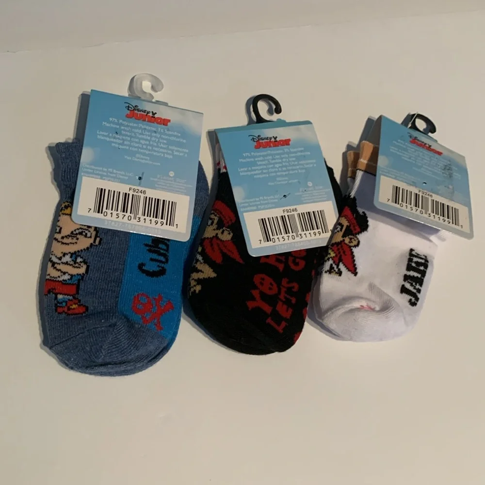 Disney 3 Pair Jake The Neverland Pirates Socks